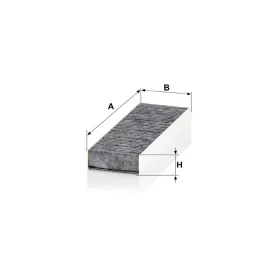 Utastér - Kabin szűrő Mann Filter CUK 26 025-2