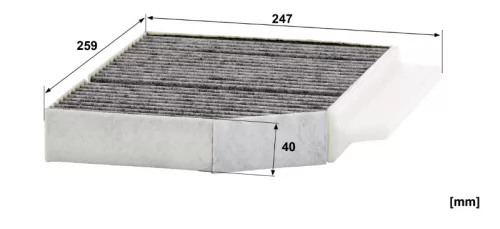Utastér - Kabin szűrő Mann Filter CUK 26 032