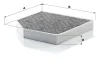 Utastér - Kabin szűrő Mann Filter CUK 2641