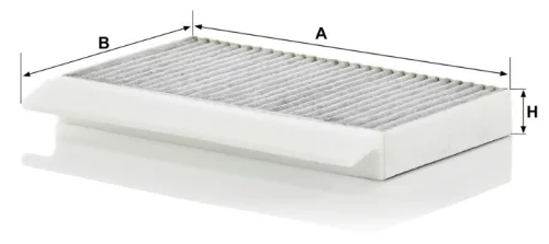 Utastér - Kabin szűrő Mann Filter CUK 27 021-2