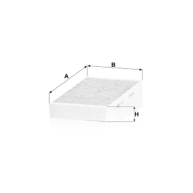 Utastér - Kabin szűrő Mann Filter CUK 2723-2