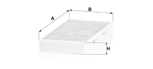 Utastér - Kabin szűrő Mann Filter CUK 2723-2
