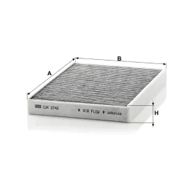 Utastér - Kabin szűrő Mann Filter CUK 2742