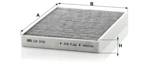 Utastér - Kabin szűrő Mann Filter CUK 2742