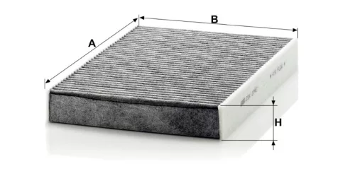 Utastér - Kabin szűrő Mann Filter CUK 2743