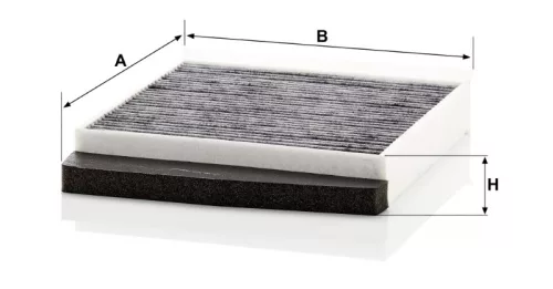 Utastér - Kabin szűrő Mann Filter CUK 2855