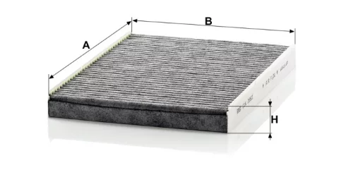 Utastér - Kabin szűrő Mann Filter CUK 2862