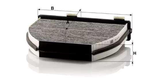 Utastér - Kabin szűrő Mann Filter CUK 29 005