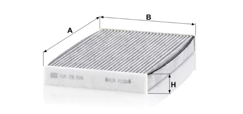 Utastér - Kabin szűrő Mann Filter CUK 29 008