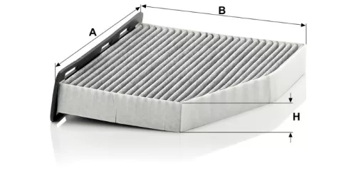 Utastér - Kabin szűrő Mann Filter CUK 2939