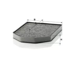 Utastér - Kabin szűrő Mann Filter CUK 2949-2