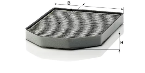 Utastér - Kabin szűrő Mann Filter CUK 2949-2