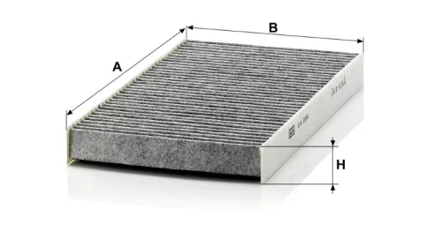 Utastér - Kabin szűrő Mann Filter CUK 2956