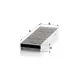 Utastér - Kabin szűrő Mann Filter CUK 3023-2