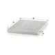 Utastér - Kabin szűrő Mann Filter CUK 3042