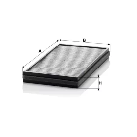 Utastér - Kabin szűrő Mann Filter CUK 3124-2