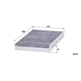 Utastér - Kabin szűrő Mann Filter CUK 3139