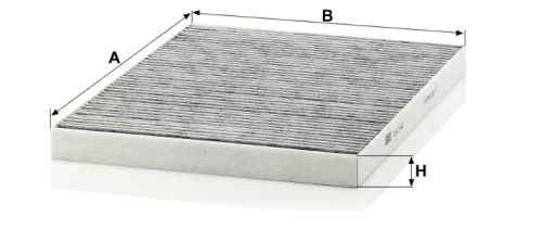 Utastér - Kabin szűrő Mann Filter CUK 3142