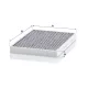 Utastér - Kabin szűrő Mann Filter CUK 33 006