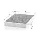 Utastér - Kabin szűrő Mann Filter CUK 34 003