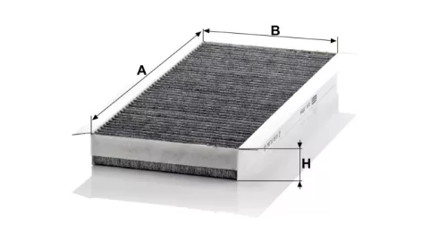 Utastér - Kabin szűrő Mann Filter CUK 3554