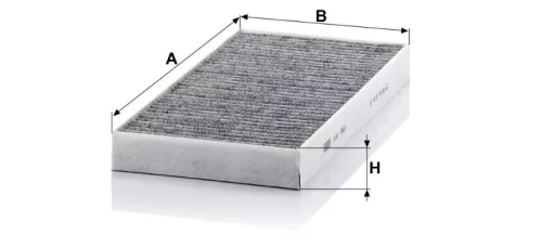 Utastér - Kabin szűrő Mann Filter CUK 3621