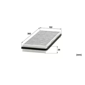 Utastér - Kabin szűrő Mann Filter CUK 3840