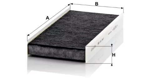 Utastér - Kabin szűrő Mann Filter CUK 3847