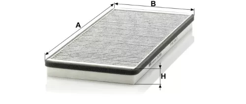Utastér - Kabin szűrő Mann Filter CUK 3858