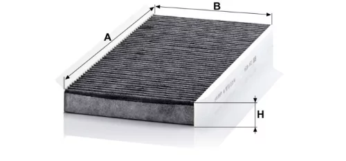 Utastér - Kabin szűrő Mann Filter CUK 4054
