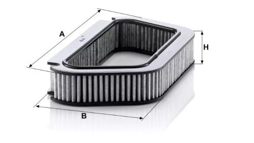 Utastér - Kabin szűrő Mann Filter CUK 4136