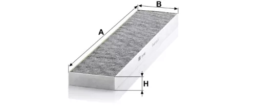 Utastér - Kabin szűrő Mann Filter CUK 5480