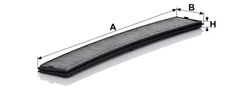 Utastér - Kabin szűrő Mann Filter CUK 6724
