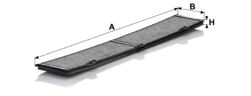 Utastér - Kabin szűrő Mann Filter CUK 8430