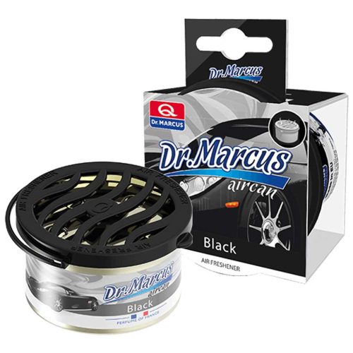 Dr Marcus Aircan - Black - fekete konzerv illatosító, 40g