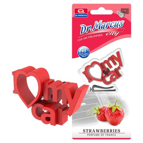 Dr Marcus City - I love my car Strawberries autóillatosító