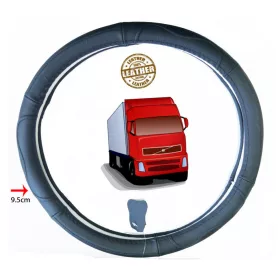 Teherautós Valódi bőr furgon kormányvédő DS01BK-45CM