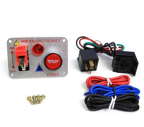 Autós start gomb fedeles kapcsolóval AE-FJ3007