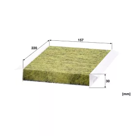 Utastér - Kabin szűrő Mann Filter FP 22 022