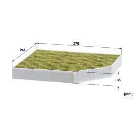 Utastér - Kabin szűrő Mann Filter FP 2450