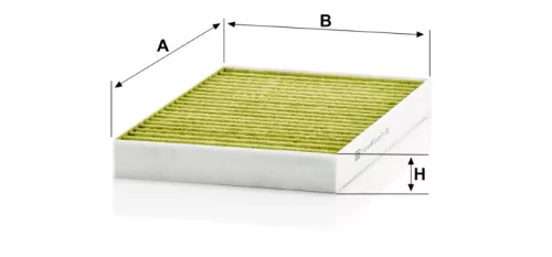 Utastér - Kabin szűrő Mann Filter FP 2722-2