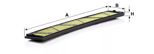 Utastér - Kabin szűrő Mann Filter FP 6724