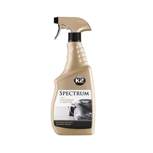 K2 G021 Spectrum 2 in 1 Quick Detailer & Liquid Wax, gyorsviasz, pumpás, 700ml
