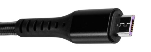 USB töltőkábel, 3az 1ben, 1.2m, USB-A bemenet, USB-C, Lightning, Micro USB kimenetek