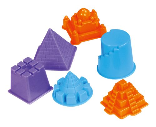 Játékszett építőipari gépekkel, kofferben