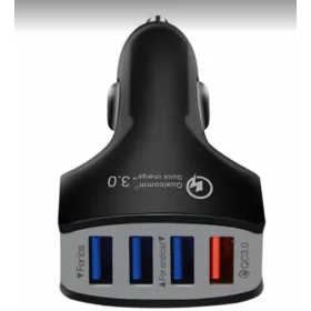 USB szivargyújtó töltő 4db USB 3.1A porttal GZ-13564