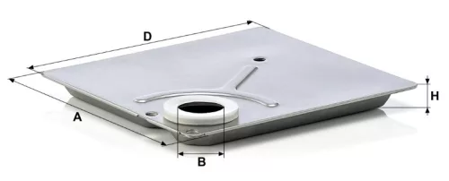 Automata váltó szűrő Mann Filter H 1615 x KIT