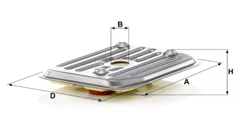 Automata váltó szűrő Mann Filter H 2019 KIT