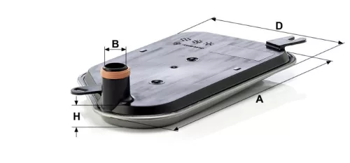 Automata váltó szűrő Mann Filter H 2826 KIT