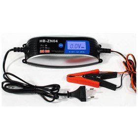   Global okos, automata akkumulátor töltő, 6-12V 4A, digitális kijelzővel